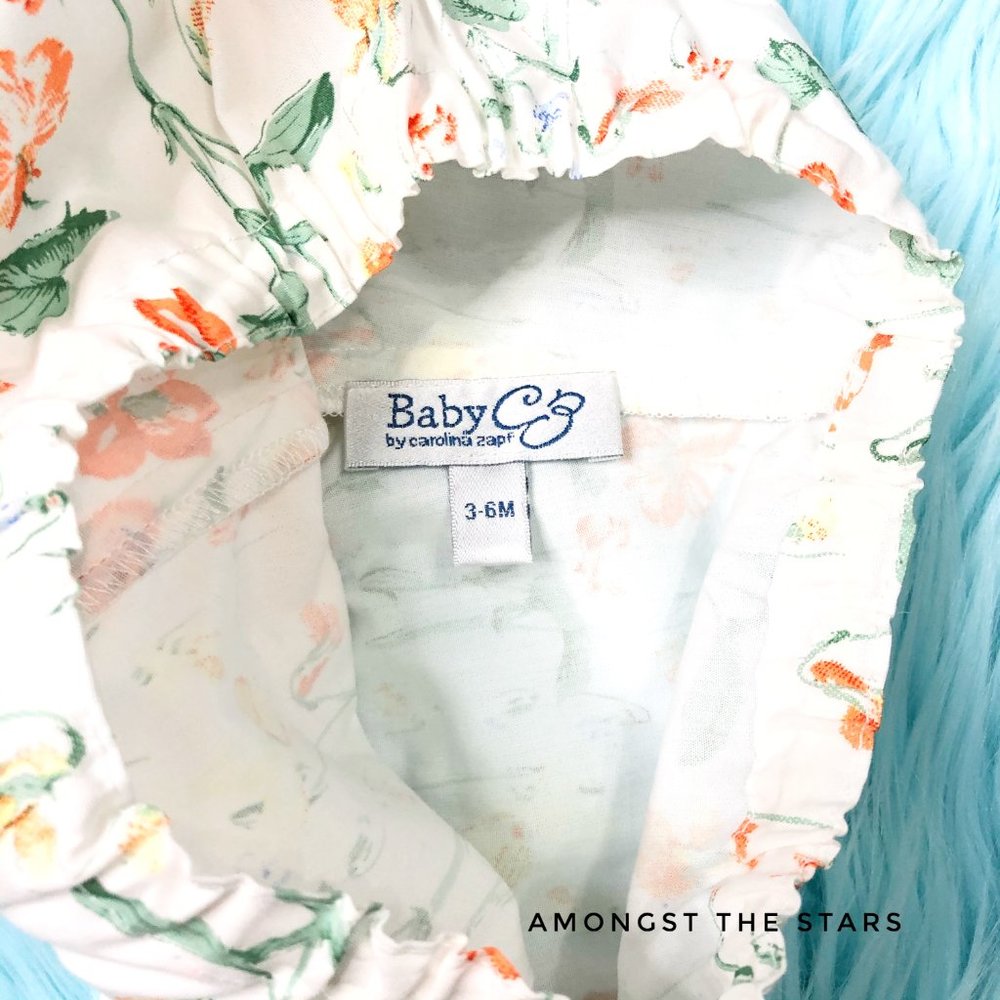 Baby CZ by Carolina Zapf White Floral Bloomers - Picture 3 of 4